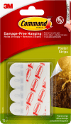 3M Command Affischstrips 12-pack