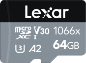 Lexar microSDXC Silver 64GB 1066x UHS-I/U1/A2 (V30)