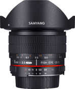 Samyang 8mm f/3.5 UMC Fish-Eye CS II till Nikon F
