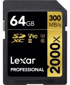 Lexar Professional SDXC Class 10 UHS-II U3 2000x 64GB