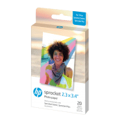 HP Zink Paper Sprocket Select 20 Pack 2.3x3.4