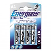 Energizer Ultimate Lithium AA 4-pack - 1.5V Lithium