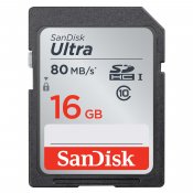 Sandisk SDHC Ultra 16GB 80MB/s UHS-I Class10
