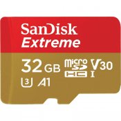 Sandisk Extreme SDHC 32GB 100 MB/s U3 C1 V30 Pro + SD-adapter
