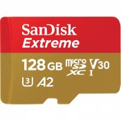 Sandisk Extreme MicroSDXC 128GB 160MB/s A1 C10 V30 + SD-adapter