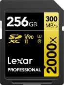 Lexar Professional SDXC Class 10 UHS-II U3 2000x 256GB