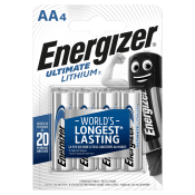 Energizer Ultimate Lithium AA 4-Pack