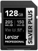 Lexar SDXC Professional SILVER Plus 1066x UHS-I/U3/A2/4K R205/W150 (V30) 128GB