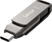 Lexar JumpDrive Dual Drive D400 256GB Type-C & Type-A USB 3.1