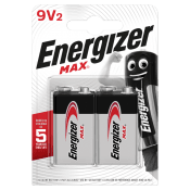 Energizer Max 9V 2-Pack