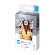 HP Zink Paper Sprocket Luna 50 Pack 2x3