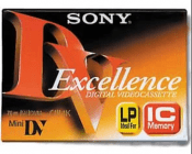 Sony miniDV Excellence 60 min 3-pack