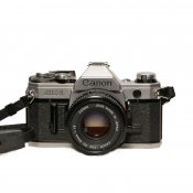 Begagnad Canon AE-1 + Canon FD 50mm 1:1,8