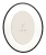 Focus Aster Oval Svart 13x18