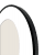 Focus Aster Oval Svart 13x18