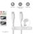 Nedis USB-C till USB-C Vit 1.5m