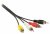 Valueline RCA AV-kabel 4 x RCA-hane - 4 x RCA-hane 2 m svart