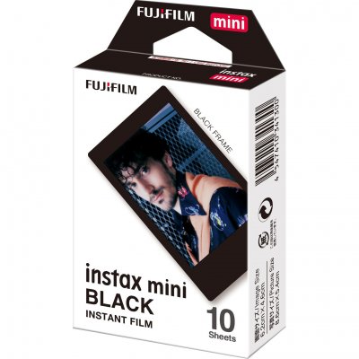 Fujifilm Instax Mini Film 10-Pack Svart Ram