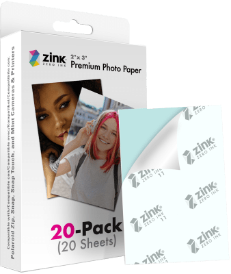 Polaroid Instant Film Zink Media 2x3 20-Blad
