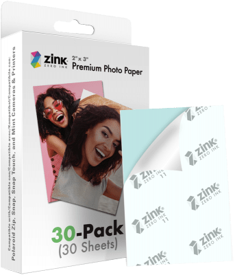 Polaroid Instant Film Zink Media 2x3 30-Blad