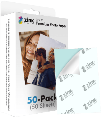 Polaroid Instant Film Zink Media 2x3 50-Blad