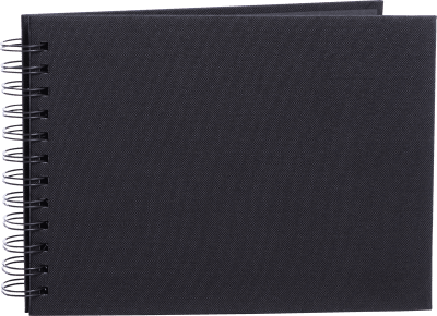 Focus Essence Svart Wire-O 23x17 Svarta Blad