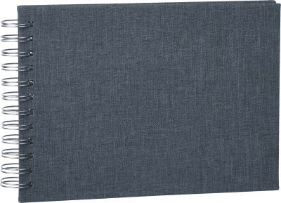 Focus Essence Canvas Wire-O 23x17 Blå Vita Blad