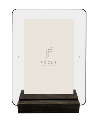 Focus Fotoblock Akryl Valnöt 10x15