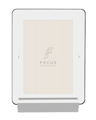 Focus Fotoblock Akryl Vit 10x15