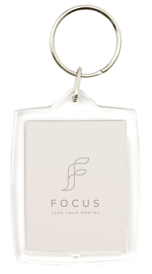 Focus Acrylic Key ring 3,5x4,5 cm