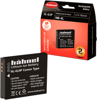 Hähnel DK Batteri Canon HL-4LHP motsvarar Canon NB-4L