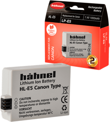 Hähnel DK Batteri Canon HL-E5 motsvarar Canon LP-E5