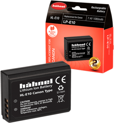 Hähnel DK Batteri Canon HL-E10 motsvarar Canon LP-E10