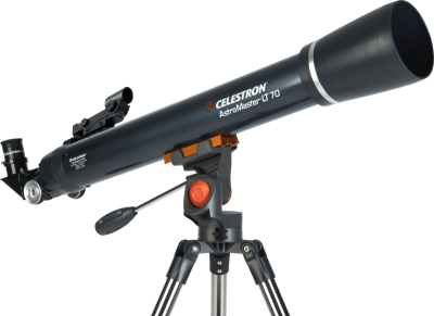 Celestron Astromaster LT 70AZ med telefonadapter och månfilter