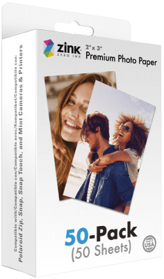 Polaroid Instant Film Zink Media 2x3 50-Blad
