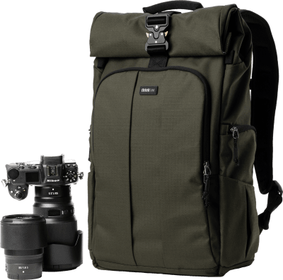 Think Tank FocusPoint 30L Hybrid RollTop Backpack Greenway