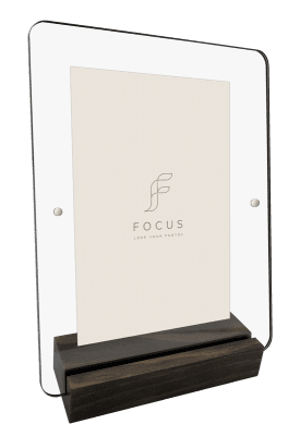 Focus Fotoblock Akryl Valnöt 10x15