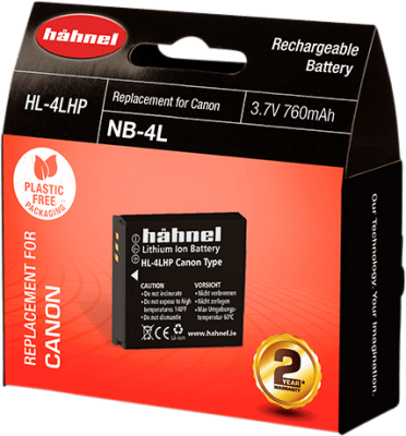 Hähnel DK Batteri Canon HL-4LHP motsvarar Canon NB-4L