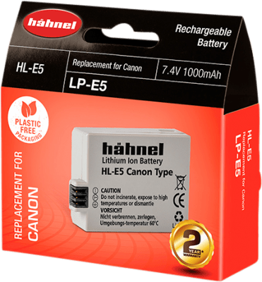 Hähnel DK Batteri Canon HL-E5 motsvarar Canon LP-E5