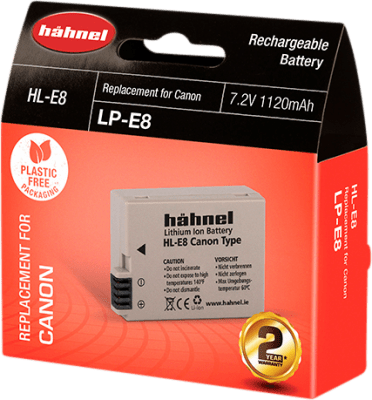 Hähnel DK Batteri Canon HL-E8 motsvarar Canon LP-E8