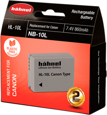 Hähnel DK Batteri Canon HL-10L motsvarar Canon NB-10L