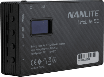 Nanlite LitoLite 5C RGBWW LED Pocket Light
