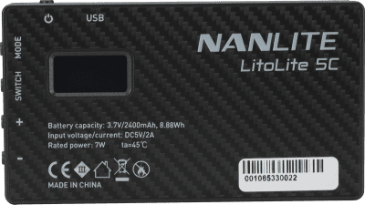 Nanlite LitoLite 5C RGBWW LED Pocket Light