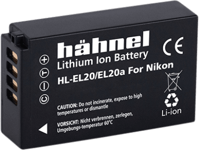 Hähnel DK Batteri Nikon HL-EL20/HL-EL20a motsvarar Nikon EN-EL20/EN-EL20a