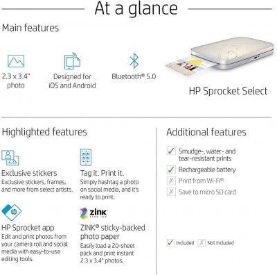 HP Sprocket Select Eclipse