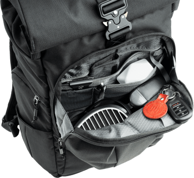 Think Tank FocusPoint 22L Hybrid RollTop Backpack Asphalt Black