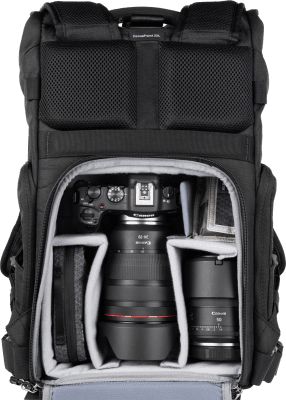 Think Tank FocusPoint 22L Hybrid RollTop Backpack Asphalt Black