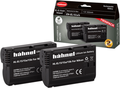 Hähnel Batteri Nikon HL-EL15HP 2-Pack