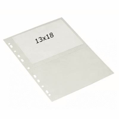 Bantex Fotofickor 13x18 cm Transparenta 10 st Liggande