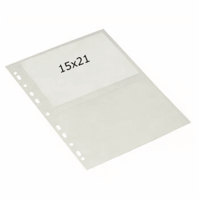 Bantex Fotofickor 15x21 cm Transparenta 10 st Liggande